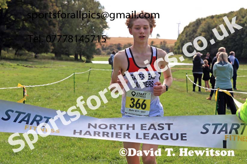 Mens under-17s 2024 Start Fitness NEHL, Thornley Hall Farm, Peterlee, Saturday, September 28th.   Photo: David T. Hewitson/Sports for All Pics